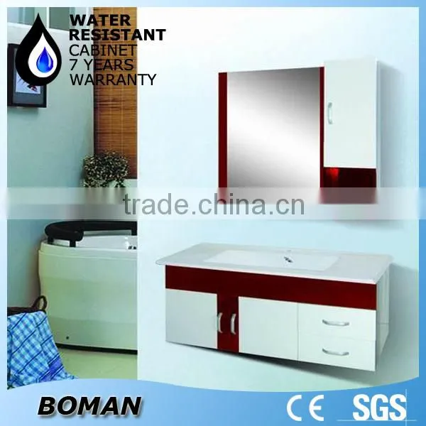 2015 design wall mounted bathroom storage cabinet cheap