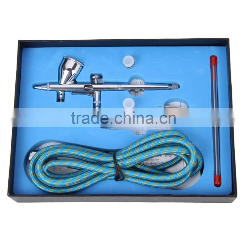 0.25 + 0.3 + 0.5mm 9cc Pro Gravity Double Action Air Brush Set for Cakes Temporary Tattoo AS-32