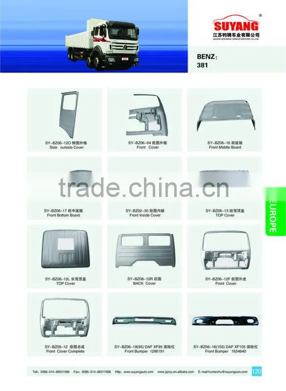 MAN F2000 FRONT DOOR ASSY FOR TRUCK METAL DOOR PANEL REPAIRING