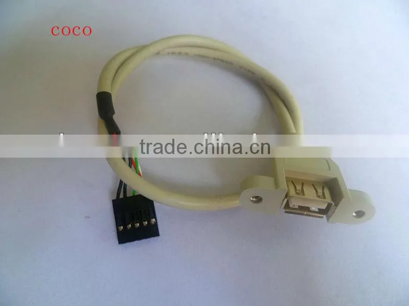 USB AFX 2 to 10P bracket cable in high quality