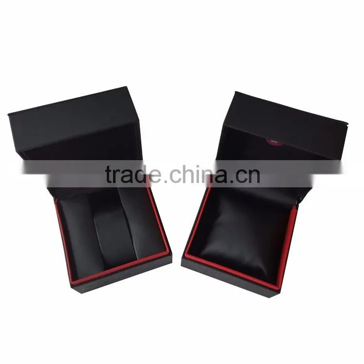 Luxury Leather Empty Watch Case Storage Box.