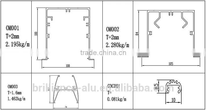Customized Aluminum Light Box Profile Manufacturer