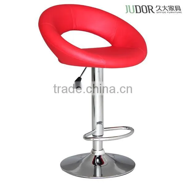 High Quality New Design cheap Leather modern bar chair price/rubber ring bar stool