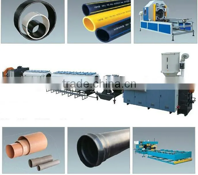 PE pipe extrusion line