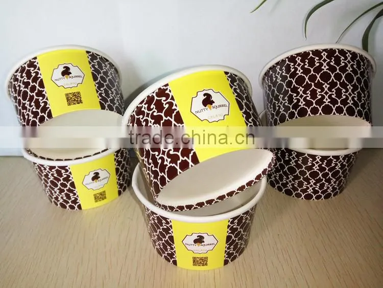 Custom high quality low price food paper ice cream paper tube