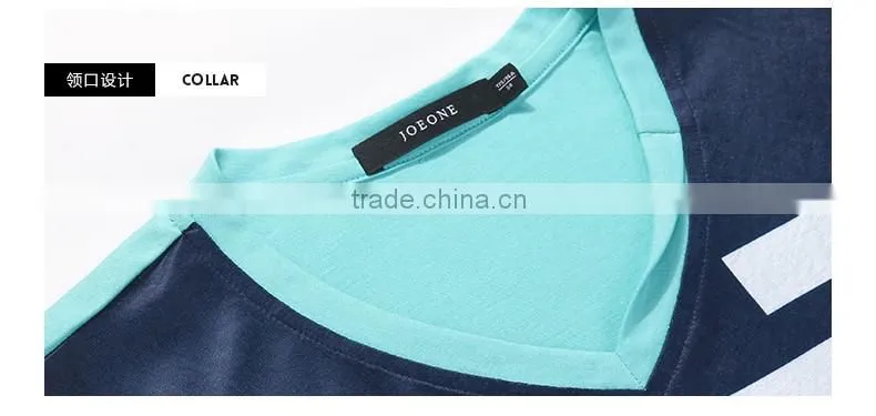 Summer new product Men's business casual fashionable stripe T-shirt with short sleeves