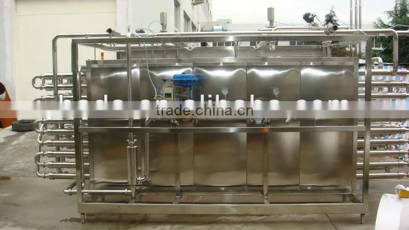 UHT tube sterilizer machine for yogurt