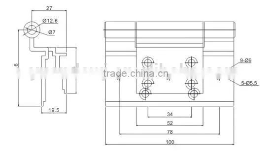 Aluminium Hinge,Door and Window Hardware
