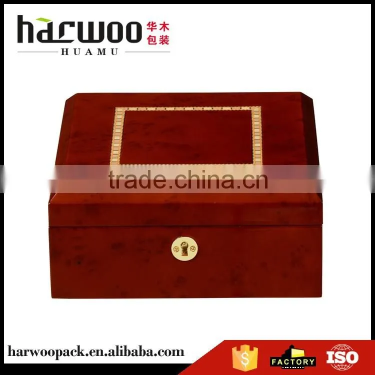 Best selling simple design elegant high end leather watch box directly sale