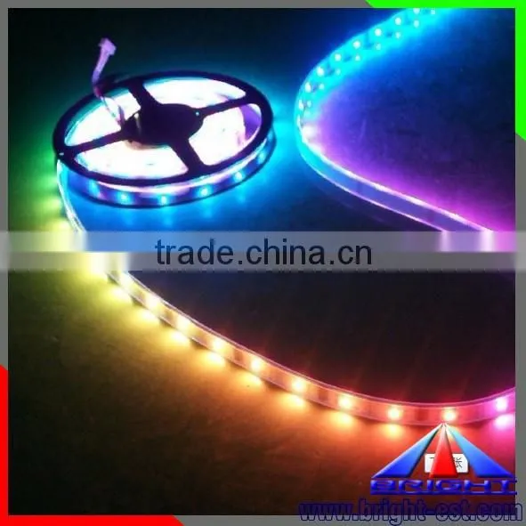 DMX Addressable RGB LED Strip,60leds/m SMD5050 20-22LM/LED Emitting LED Strip