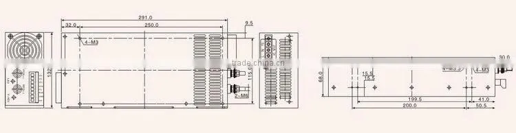 SCN-1000-24 1000W 24V 42A designer Best-Selling led power supply 24v