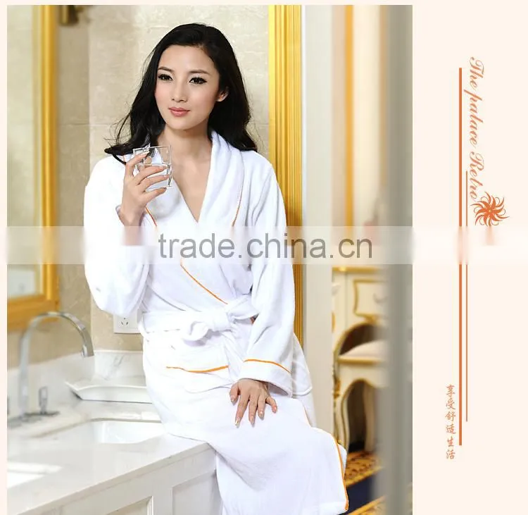 SOFT high quality Hotel terry cotton bathrobe