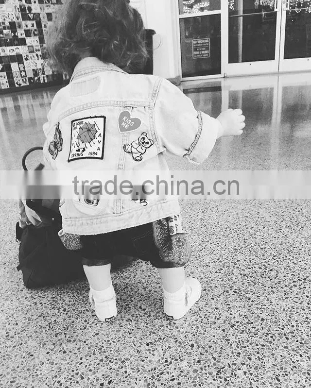 Printed Children Pants Shortall Embossed Shorts