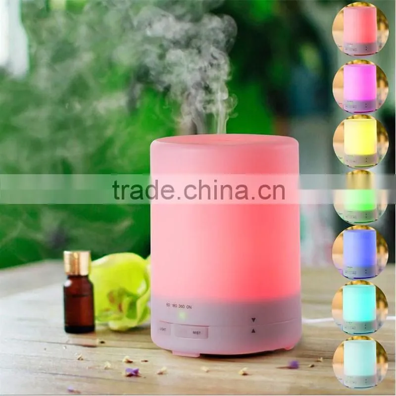 Veister 2016 Factory price 7 color changing LED light electric aroma diffuser / portable electric aromatherapy oil diffuser