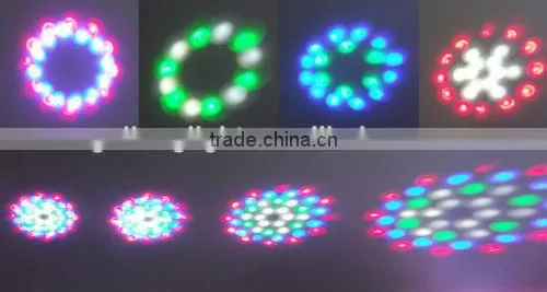 Four Heads led moon flowerr effect light