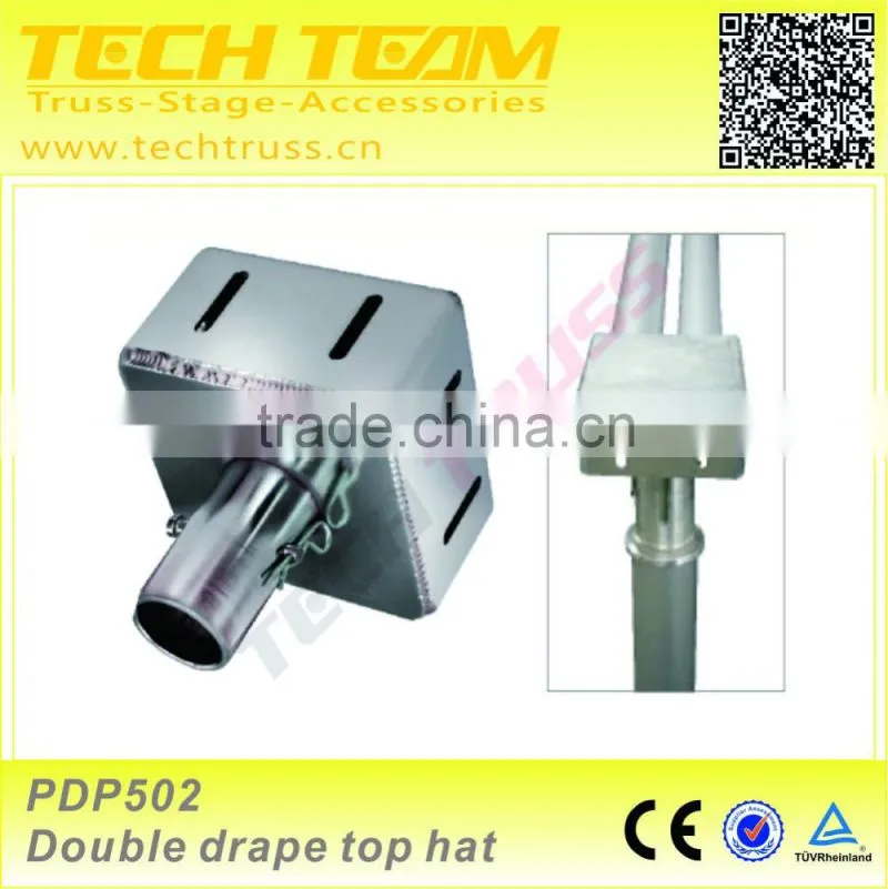 PDP502 Double Drape Top Hat For Pipe And Drape