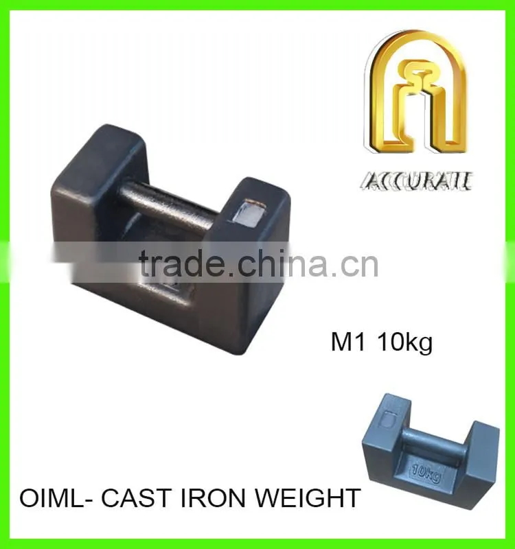 OIML M1 weight 10kg test weight, conterweight 10kg, 10kg cast iron weights