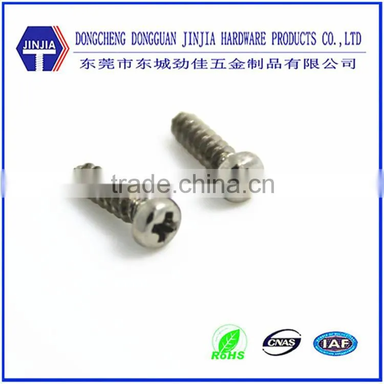 m3*12 black countersunk head phillips sef tapping screw din7982