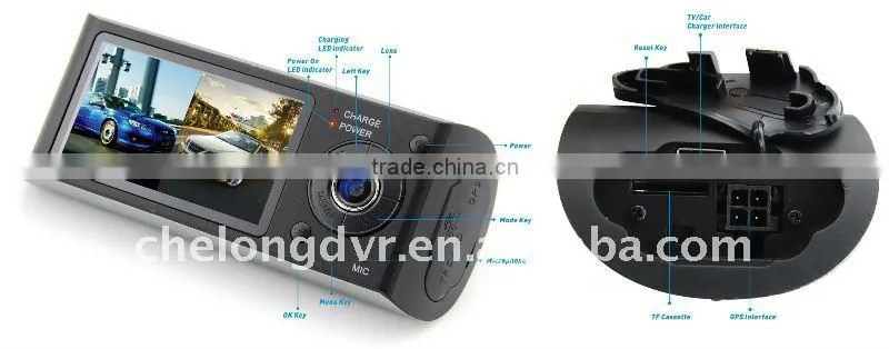 free order sample Full HD1080P 3Inch LCD Screen Car Black Box