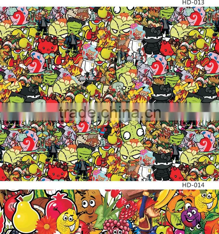 HD-010 Bubble Free Car Sticker Bomb Film Type And Body Stickers Use Car Wrapping Film