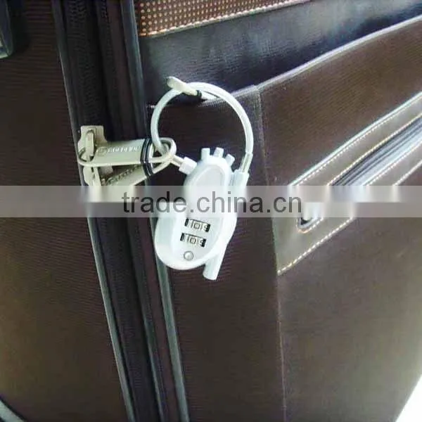 Zinc alloy cute combination lock for luggage