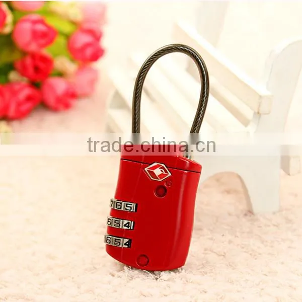 Popular Style Cheap Price Cable TSA lock For Luggage