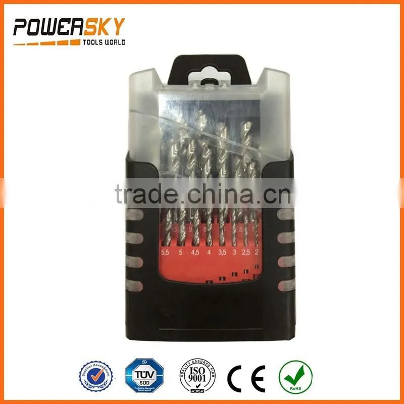 HSS black and gold drill bits