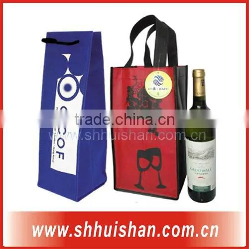 Eco-friendly High quality non-woven bottle bag