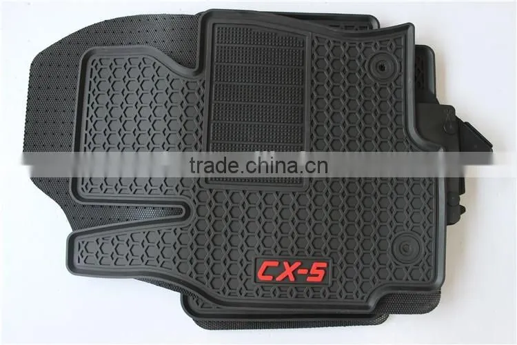 With strong hanger 3D car name for Mazda CX-5 soft car mat