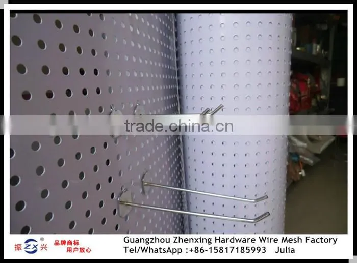 Hot Promotion single cardboard display chrome hook ZX-GG08