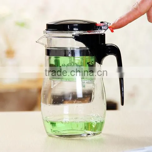 Heat resistant Glass Tea Coffee Pots Kettles Set Infuser