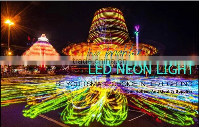 High Lumen Brightness LED Neon Rope Light Flexible ultra green LED Neon Flex Rope Light Green