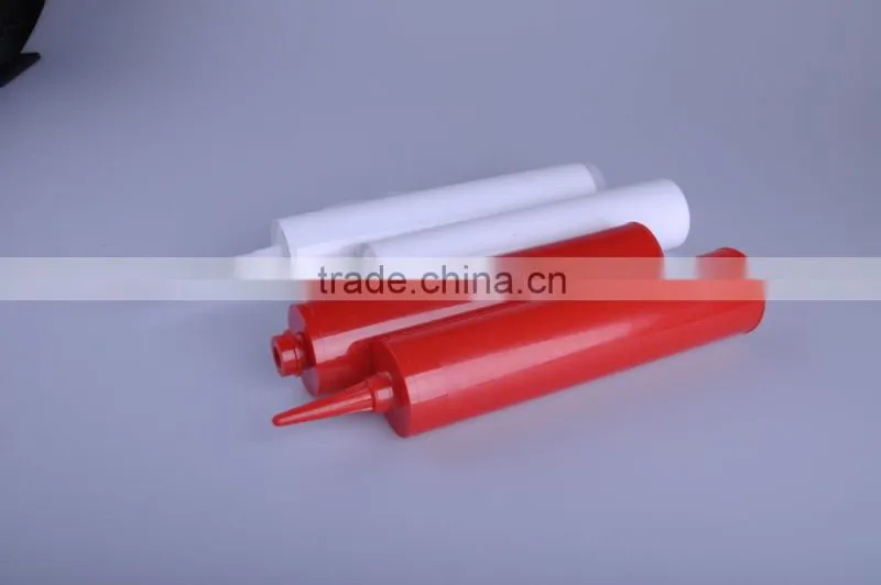acetic silicon sealant glue plastic packing tube