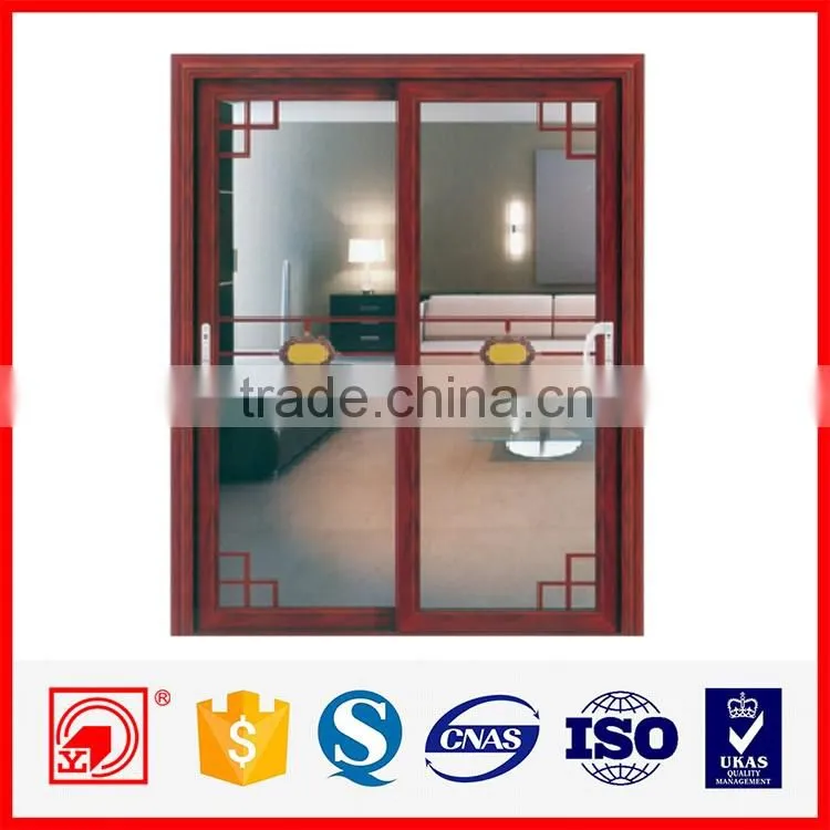 High quality tempered double glass sliding door for balcony