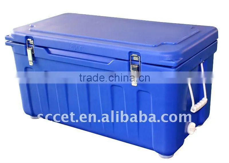 62L insulated plastic cooler box insulated freezer