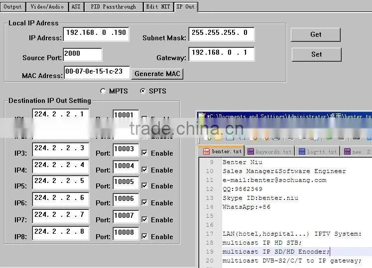Digital Headend 8hdmi streaming encoder (HDCP/volume edit,8*HDMI+ASI in,ASI+IP(1*MPTS/8*SPTS) out)