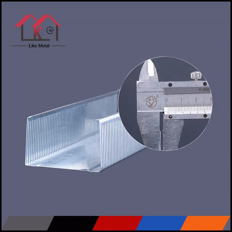 Top sale suspended ceiling galvanized metal furring price