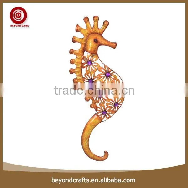 China wholesale hippocampus metal home wall decoration