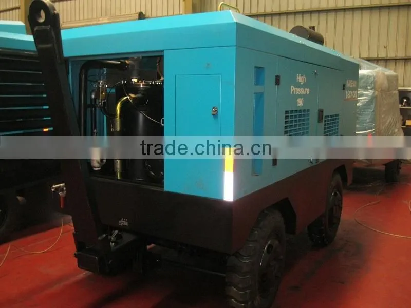 3-50 m3/min capacity 0.8-1.3Mpa working pressure portable screw air compressor