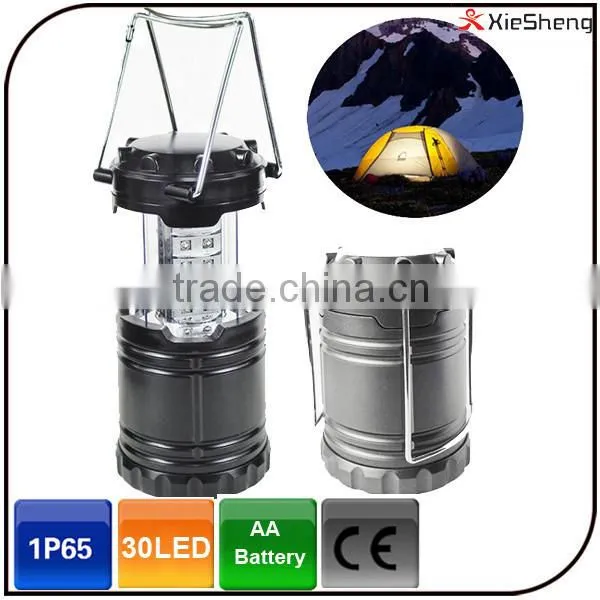 30LED high brightness portable umbrella lantern rechargeable camping tent light