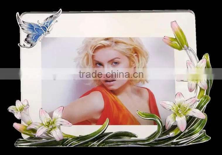 2014 New Design, Crystal/Glass Pen Holder with Enamel for Home Decoration