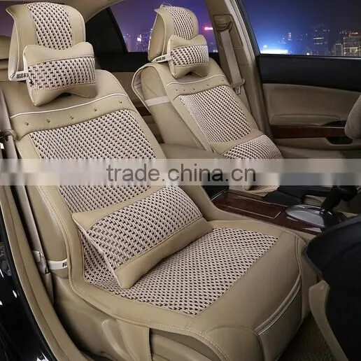 Pu punched leather for car seat upholstery