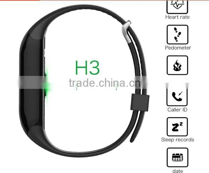 fitness band tracker heart rate monitor smart bracelet for iphone