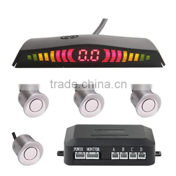 Car accessories Visible LED display rear parking sensor with 0.3~0.5 detection