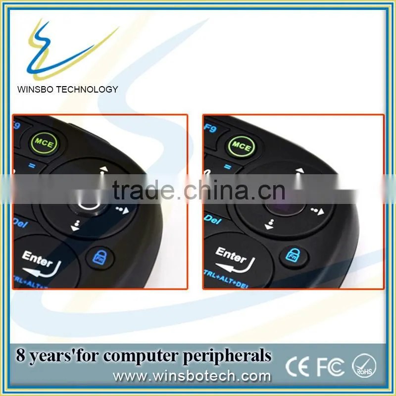 handhold mini wireless keyboard and mouse for apple android/ pc/ tablets/ tv box