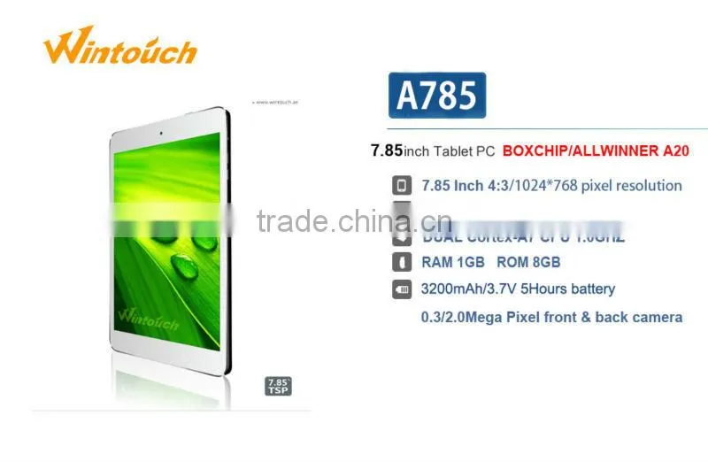9.7inch wintouch tablet pc metal shell quad core 3D gaming 1024*768