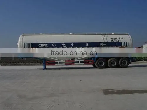 Tri- axle V-type silo cement trailer, bulk cement tanker trailer,bulk powder tanker trailers