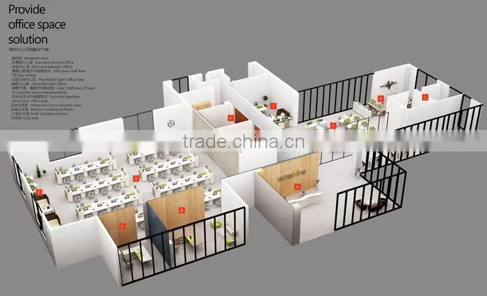 Office Furniture Office Desk Modern Executive Desk Office Table Design ZS-M1670