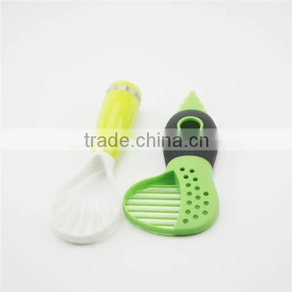 Amazon hot selling multifunctional plastic avocado cutter pitter