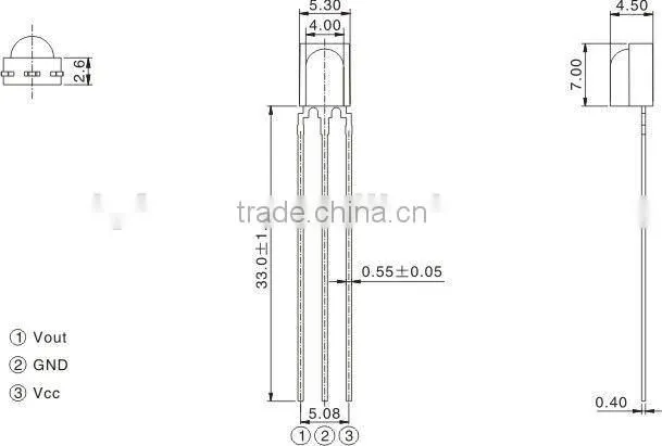 IRM infrared receiver module DQIR-38312G1